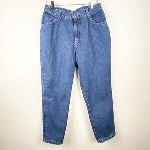 VINTAGE LEE | Tapered Leg Denim Blue Womens Jeans 16 P